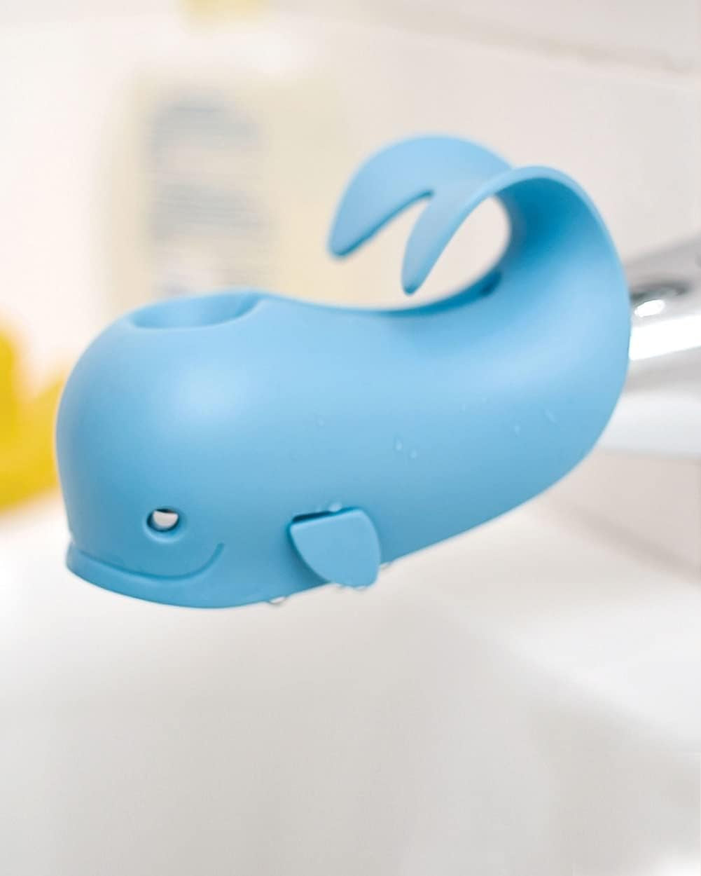 Baby Bath Spout Cover, Universal Fit, Moby, Blue