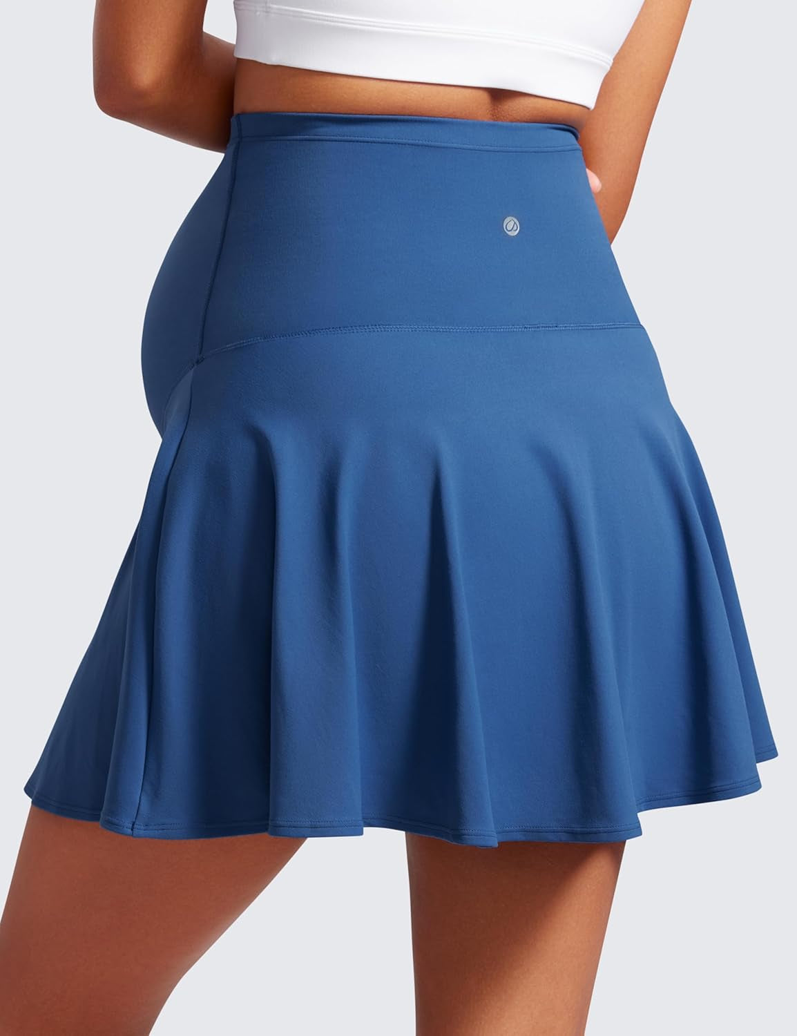 Womens Butterluxe Maternity High Waisted Tennis Skirts a Line Flowy Golf Athletic Casual Pregnancy with Pockets