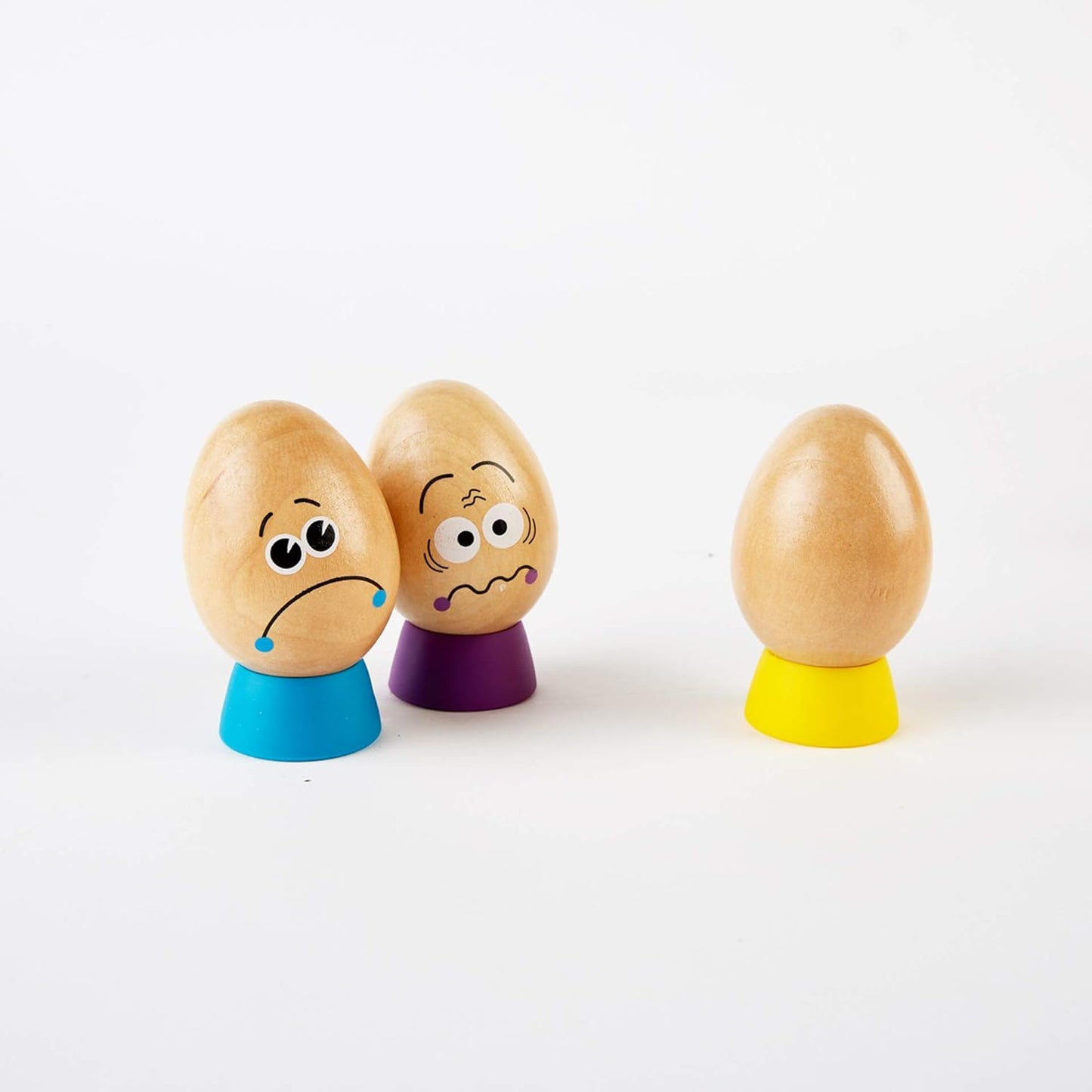 - Early Explorer - Eggspressions Wooden Figure Set with Book
