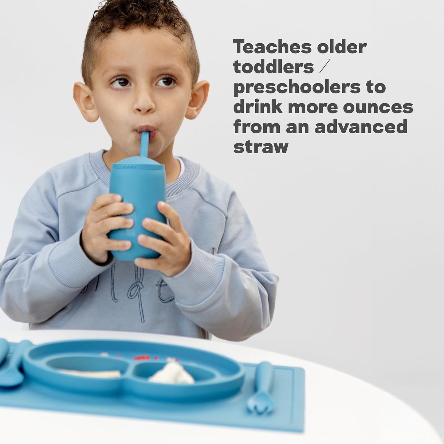 Developmental Cup Set - 100% Silicone Training Cups for Infants + Toddlers - Designed by a Pediatric Feeding Specialist (Blush)