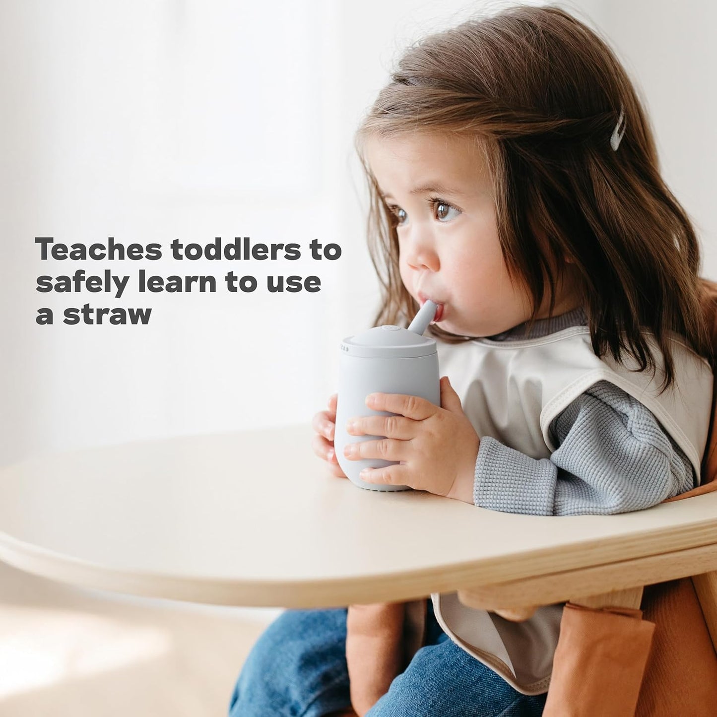 Developmental Cup Set - 100% Silicone Training Cups for Infants + Toddlers - Designed by a Pediatric Feeding Specialist (Blush)