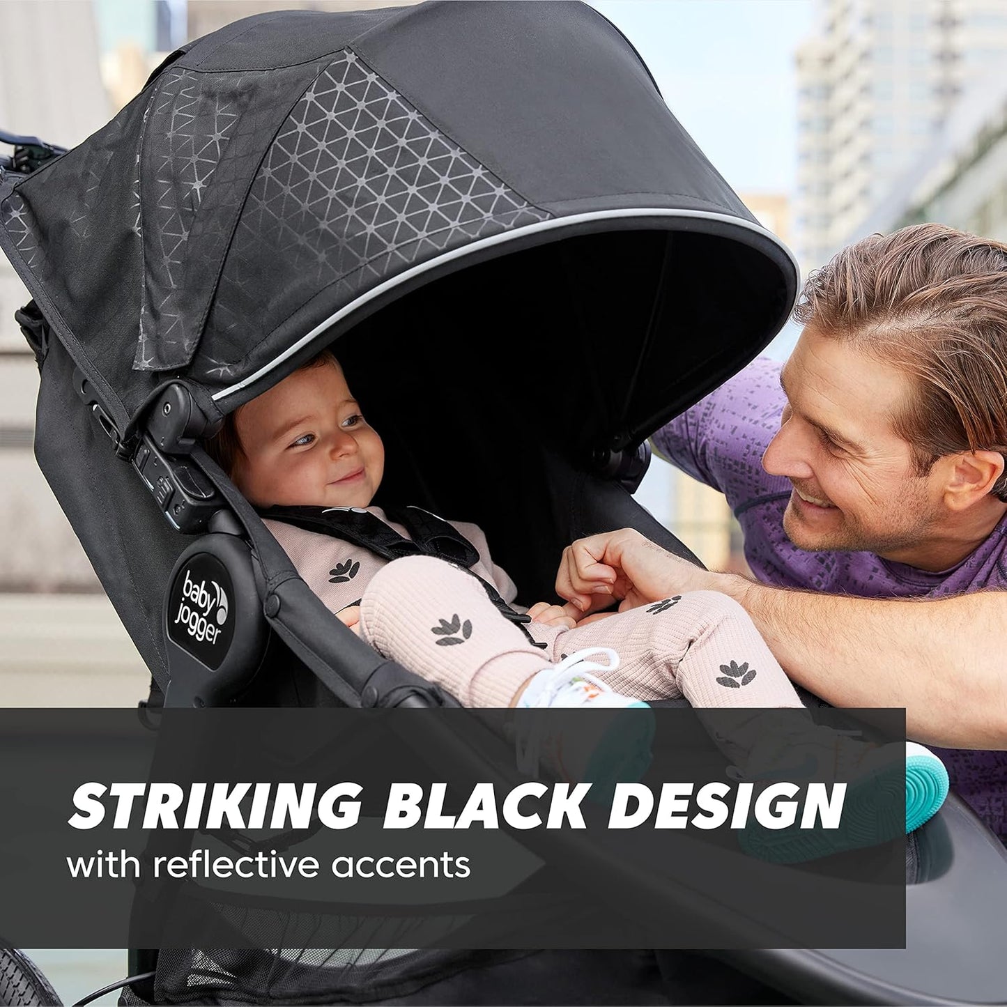 Summit X3 Jogging Stroller, Midnight Black