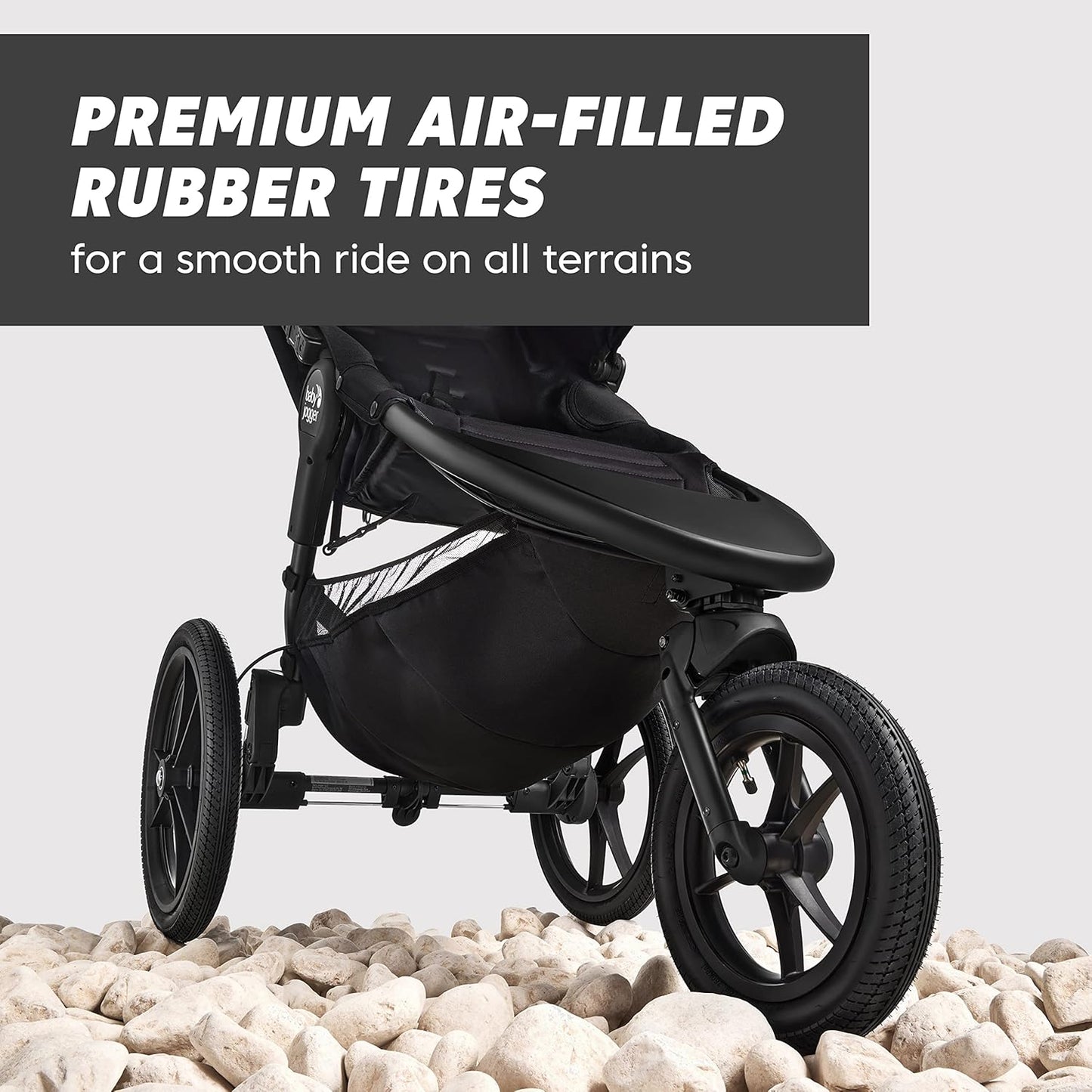 Summit X3 Jogging Stroller, Midnight Black
