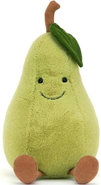Amuseables Pear Plush, 9 Inches