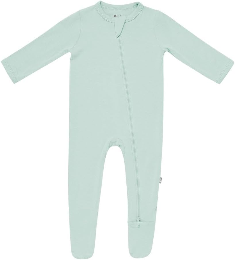 Soft Bamboo Rayon Footies, Zipper Closure