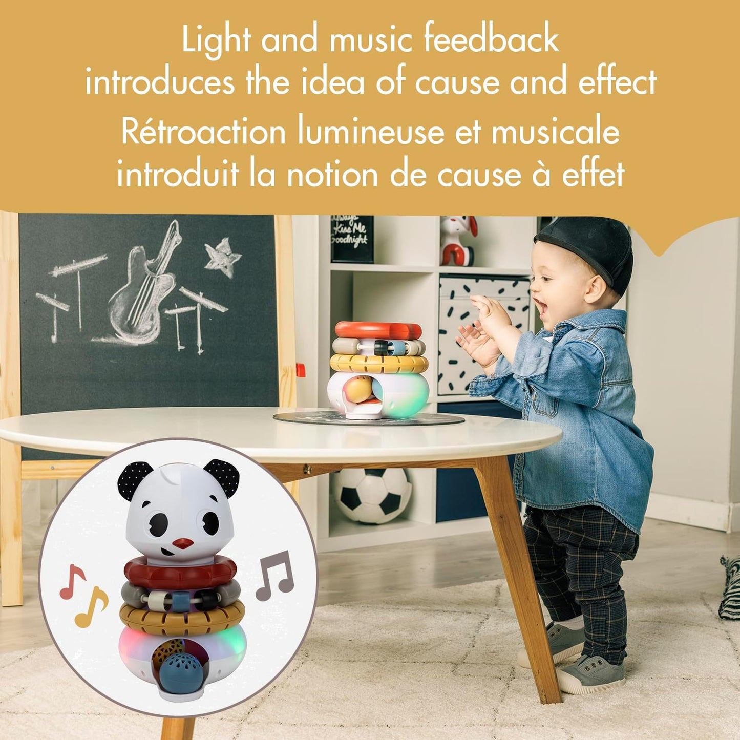 Tiny Rockers 3-In-1 Electronic Stacking Toy
