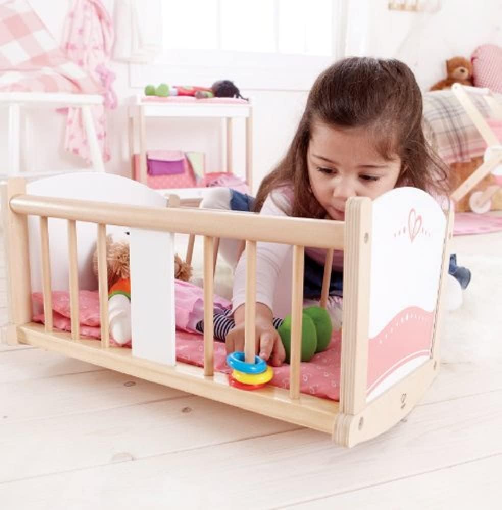 - Babydoll Wooden Rock-A-Bye Cradle