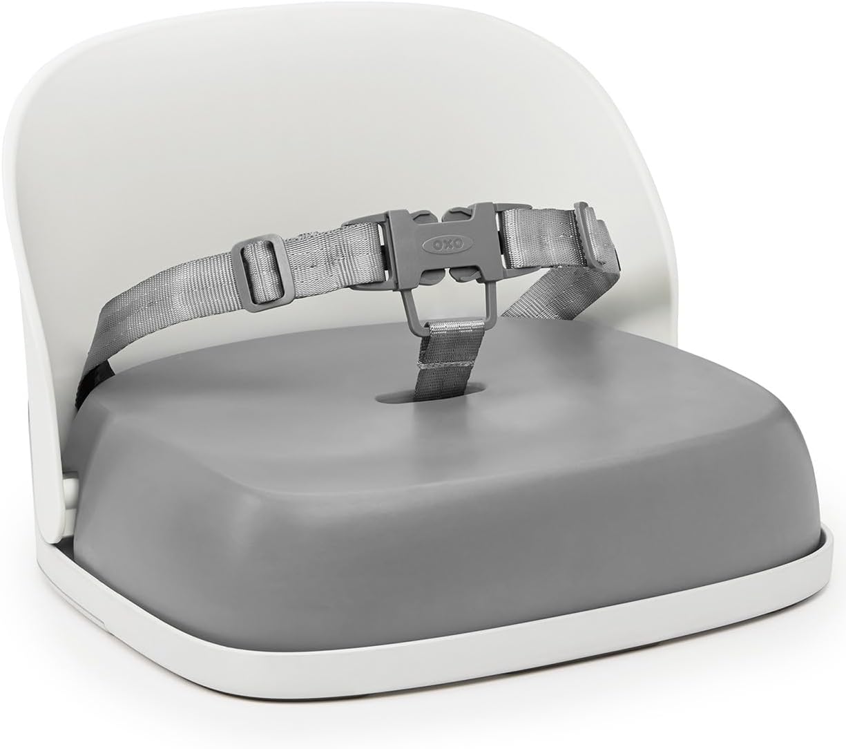Perch Booster Seat with Straps, Gray
