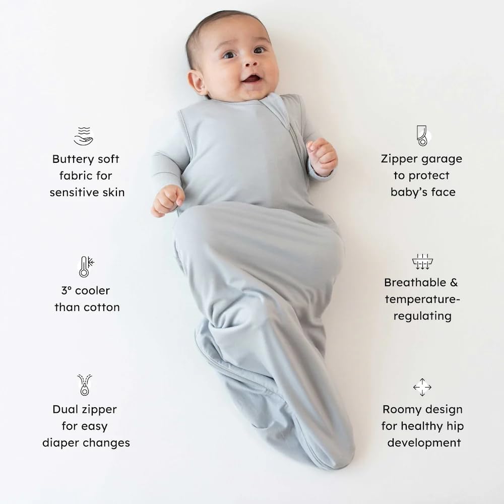 Unisex Rayon Made from Bamboo Sleep Bag for Babies and Toddlers, 0.5 Tog