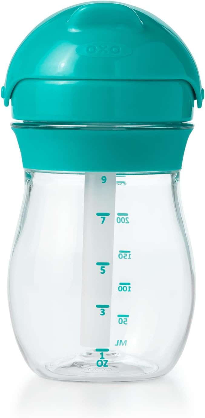 Transitions Straw Cup, Teal, 9 Ounce