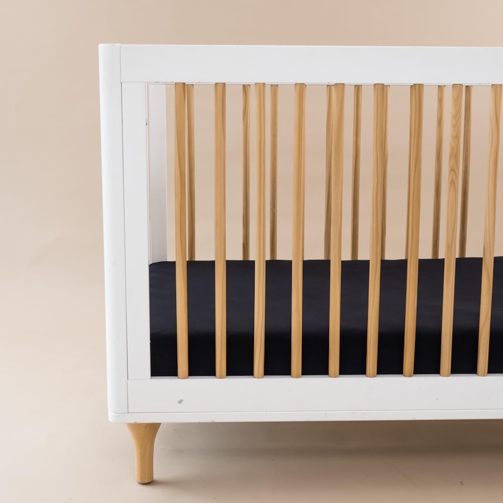 Soft Crib Sheets Made from Bamboo Rayon Material (Midnight)
