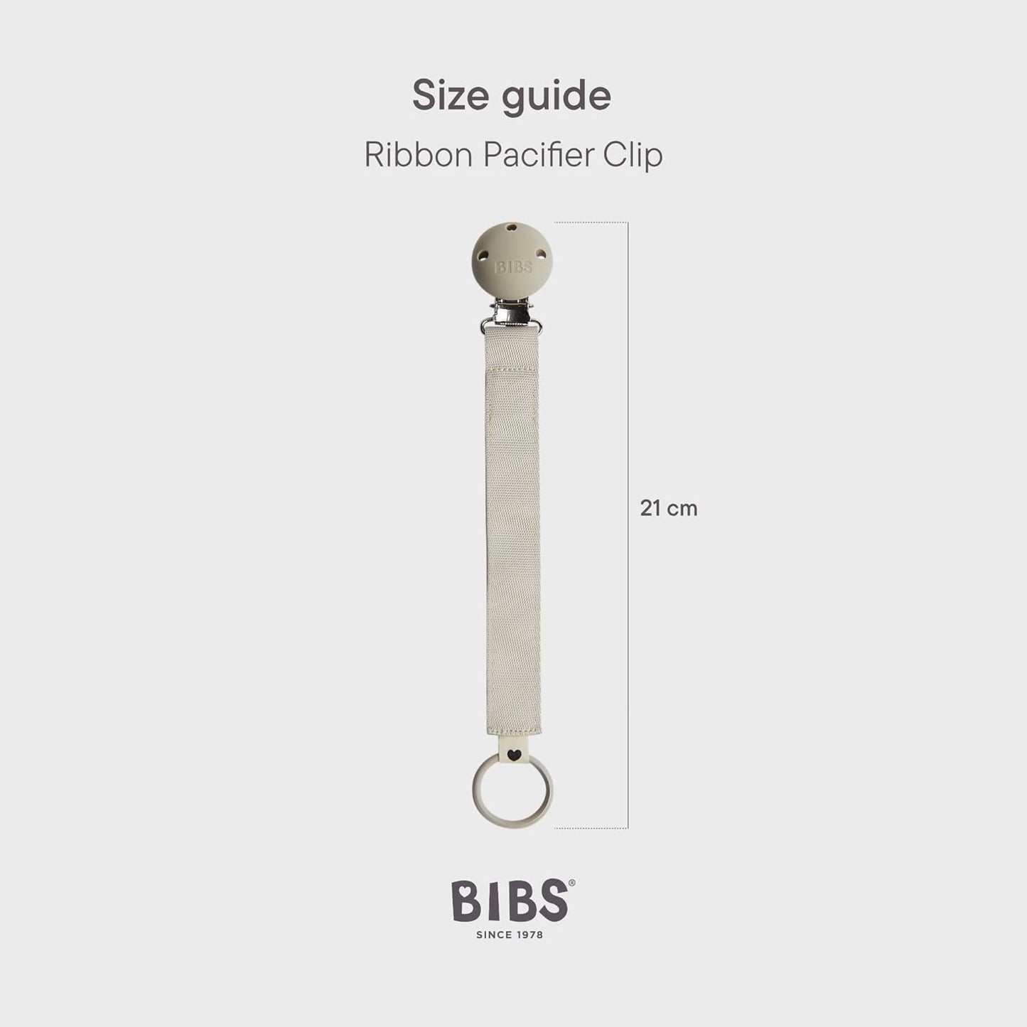 Dummy Clip Tape - Secure Your Baby'S Dummy with a Durable Polyester Ribbon and a Nickel-Free Metal Clip - Compatible with All Dummies