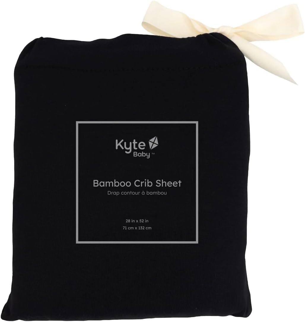 Soft Crib Sheets Made from Bamboo Rayon Material (Midnight)