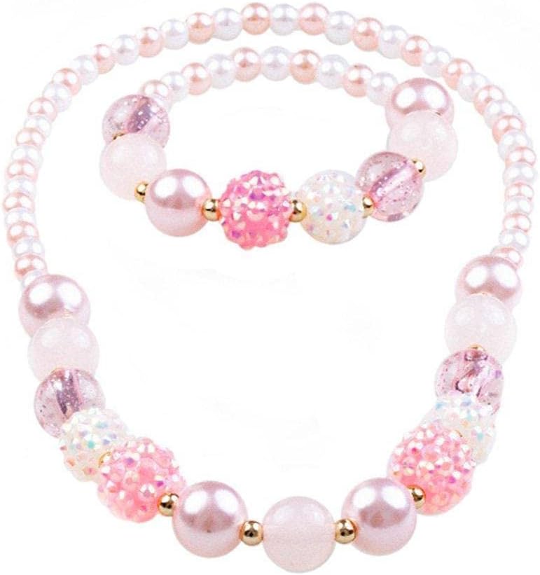 86109 Pearly BL & NL Set Charms, Pink