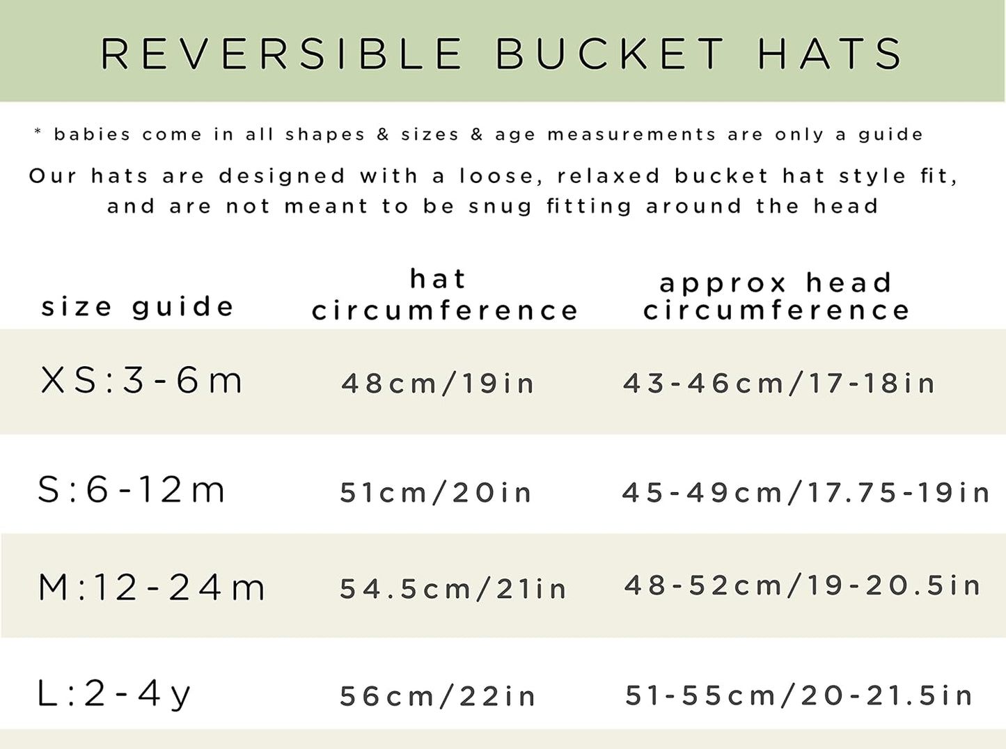 Reversible Organic Cotton Bucket Hats