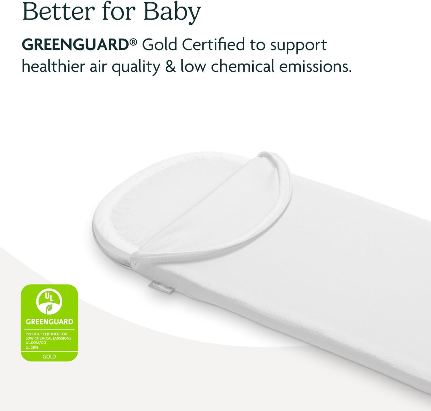 Bassinet V3 Mattress Cover/Extra Cover for Bassinets 2018-Later/Ultra Soft and Comfortable/Machine Washable/White