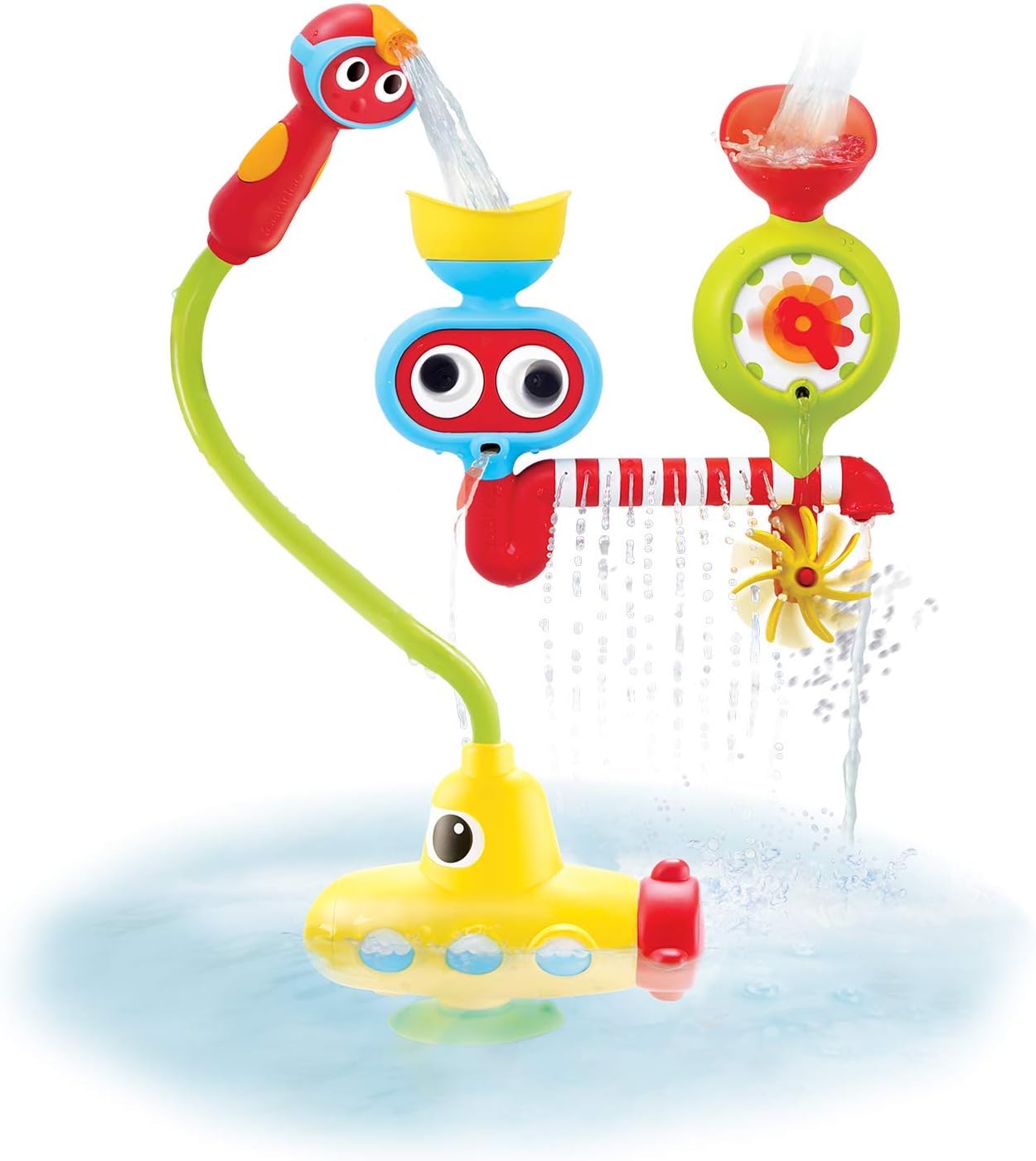 Kids Bath Toy - Submarine Spray Station - Battery Operated Water Pump with Hand Shower for Bathtime Play - Generates Magical Effects (Age 2-6 Years) Open Box