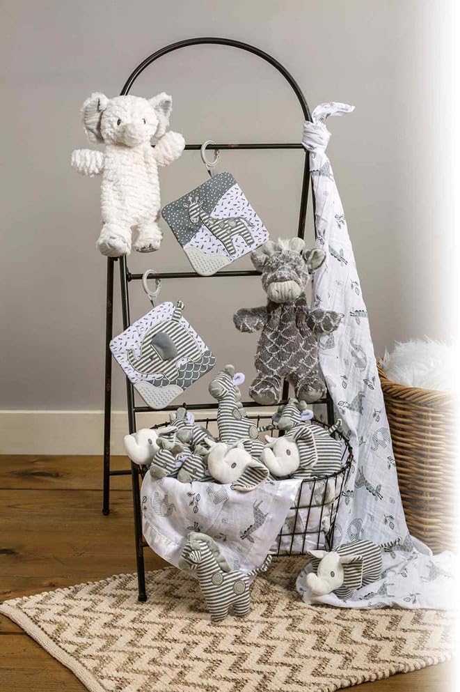 - Afrique - Lovey Plush and Soft Animal Toy - Elephant