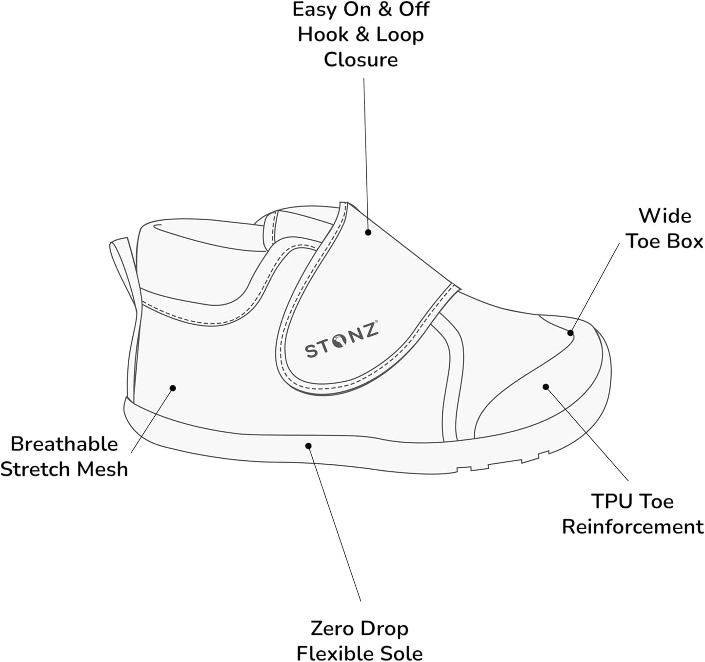Cruiser™ Original Baby Shoes – Lightweight, Vegan, with Adjustable Fit