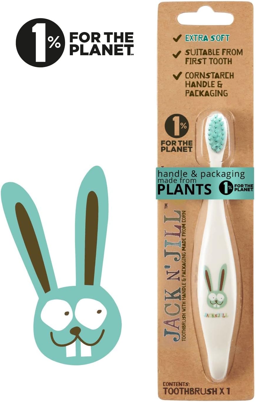 Bio Toothbrush (TM) Compostable & Biodegradable Handle BUNNY