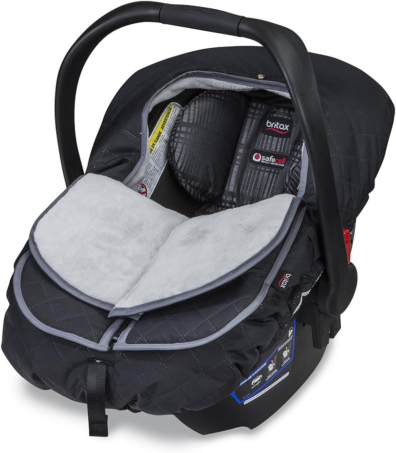 B-Warm Insulated Infant Car Seat Cover, Polar Mist