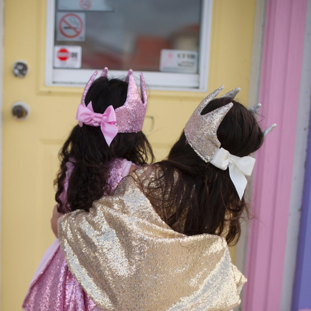 Precious Pink Sequins Crown