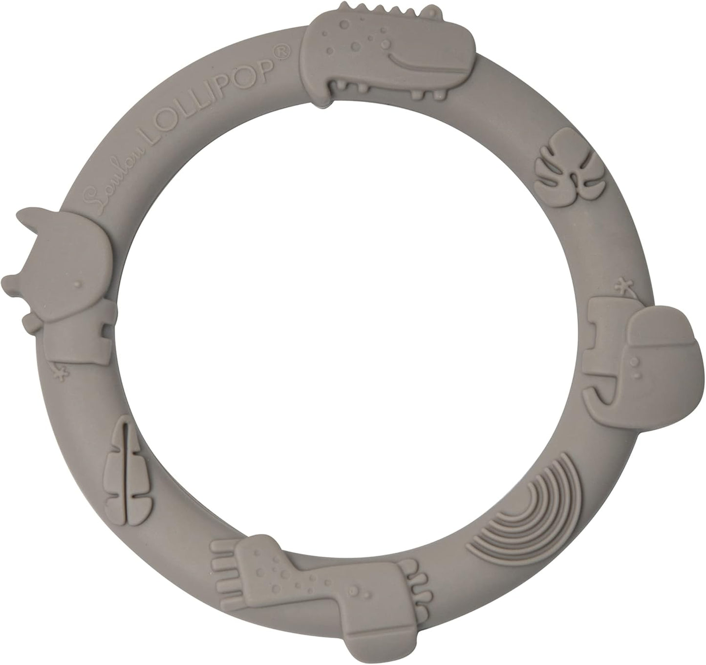 Wild Teething Ring Set (Grey)