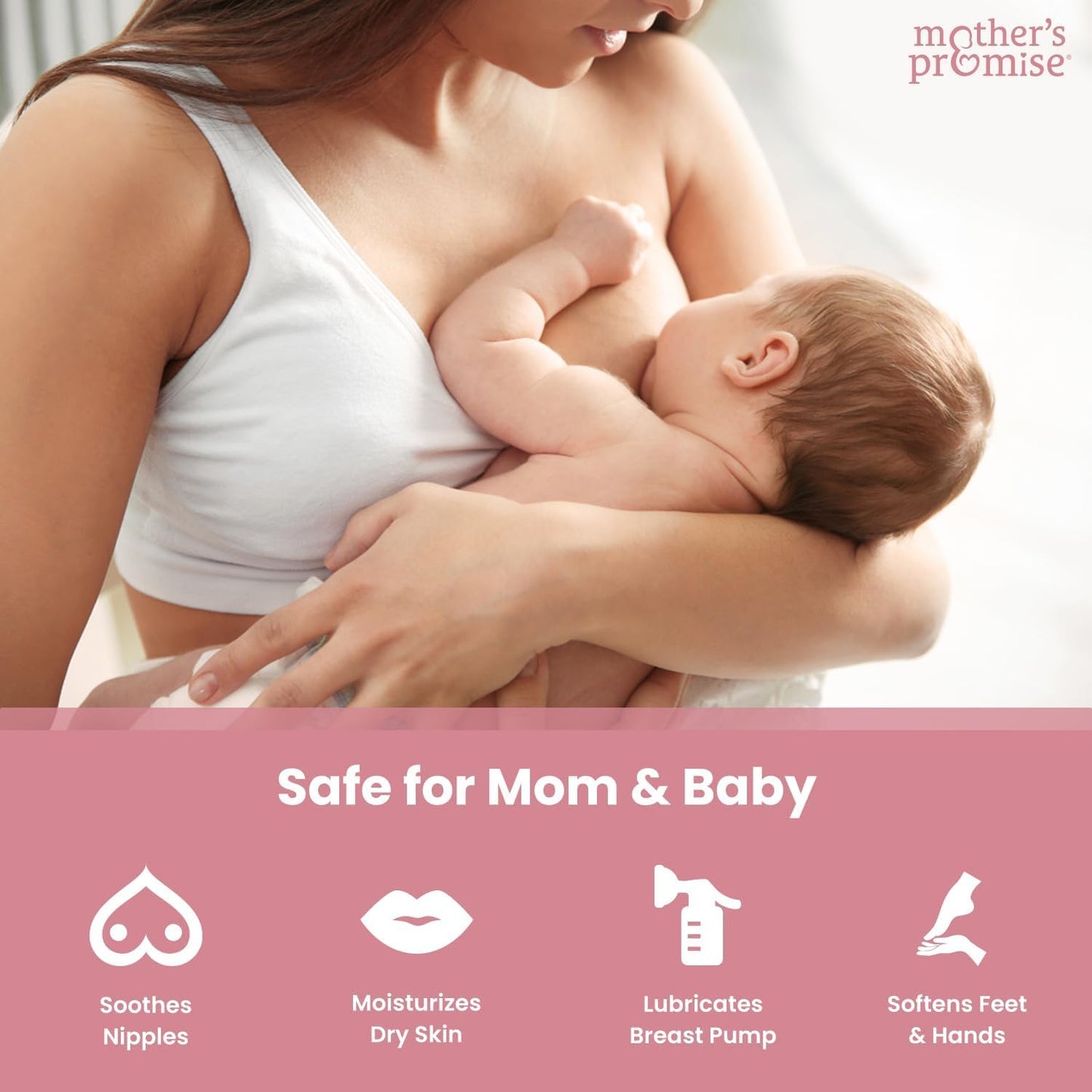 Organic Nipple Cream for Breastfeeding Mothers | Lanolin-Free Nipple Butter, Safe for Nursing Moms & Babies | No Need to Wash Balm for Dry Skin & Breastfeeding Essentials, Made in Canada, 2Oz.