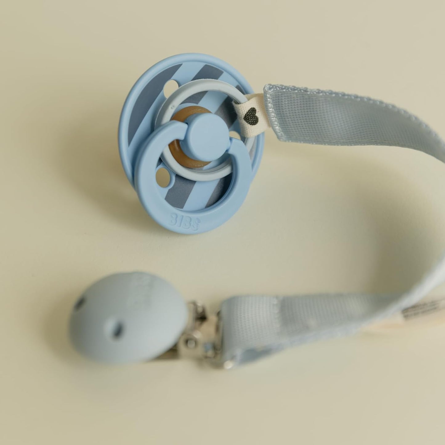 Dummy Clip Tape - Secure Your Baby'S Dummy with a Durable Polyester Ribbon and a Nickel-Free Metal Clip - Compatible with All Dummies