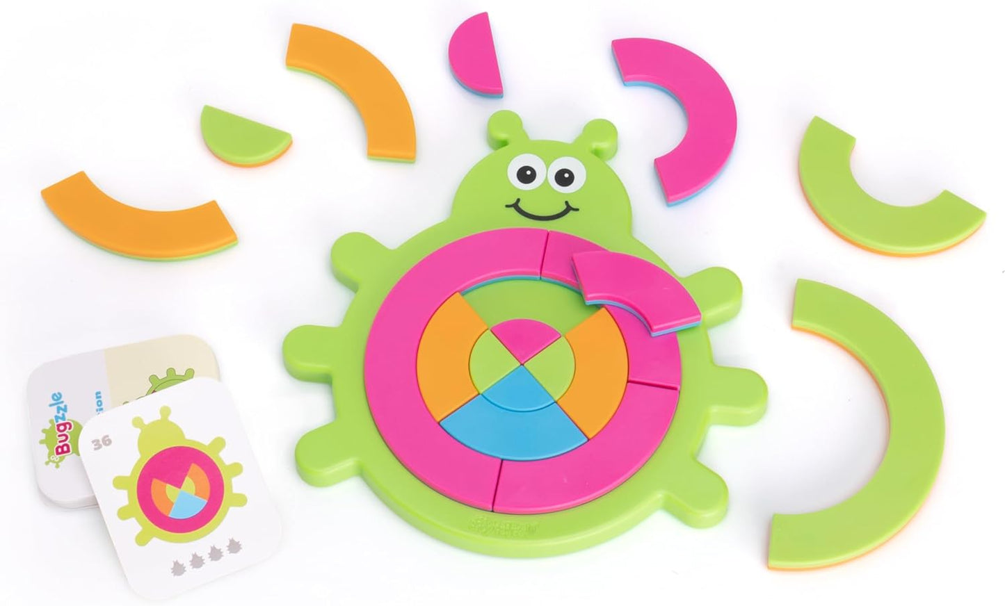 Bugzzle Brainteasers - a Match the Picture Fraction Learning Puzzle Bug! for Ages 3 to 4