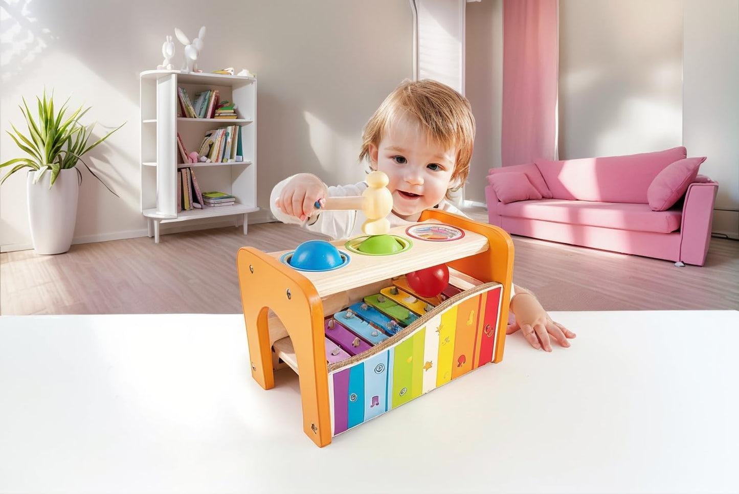 - Pound & Tap Bench with Slide Out Xylophone