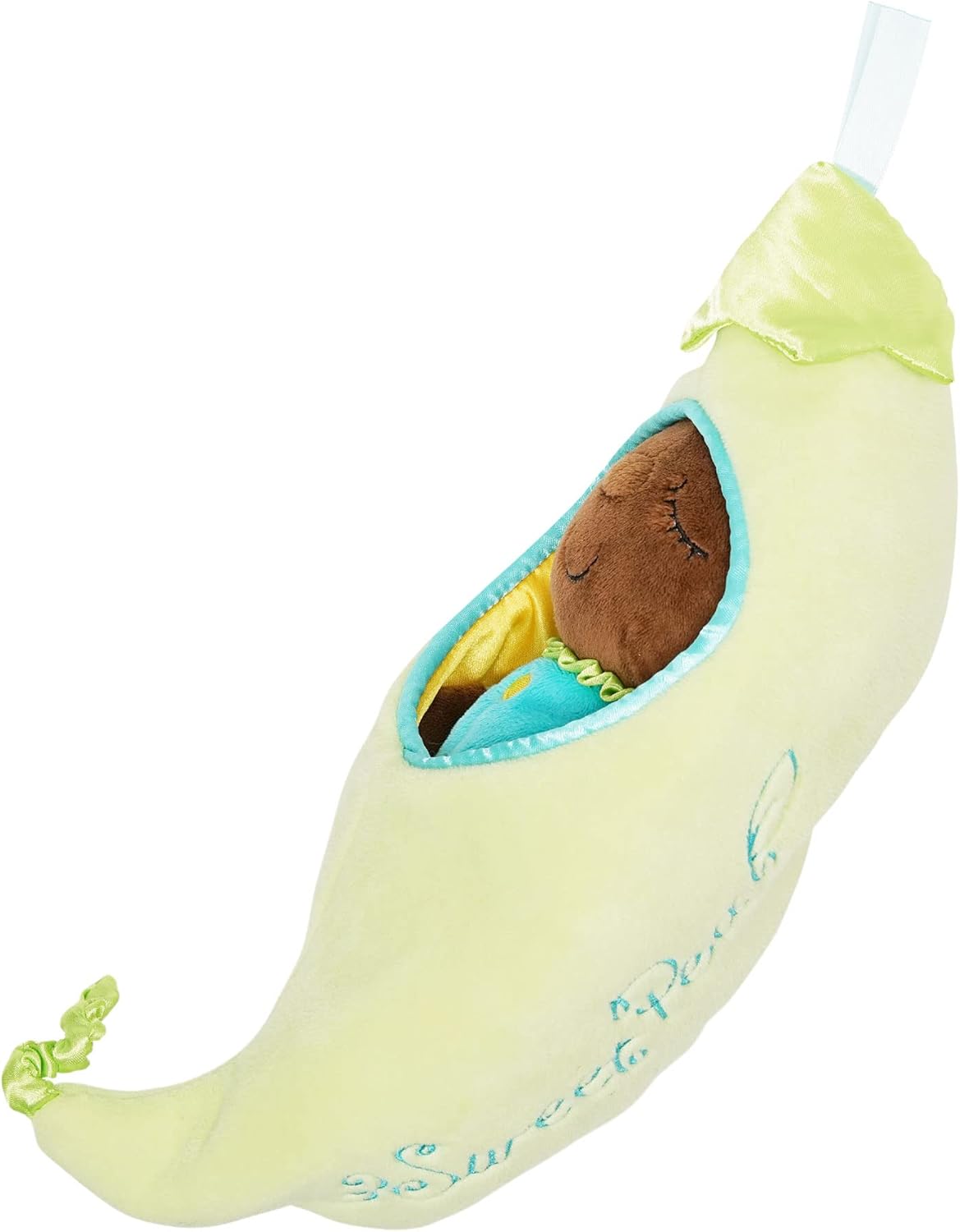 Snuggle Pod Sweet Pea Brown First Baby Doll with Cozy Sleep Sack for Ages 6 Months and Up