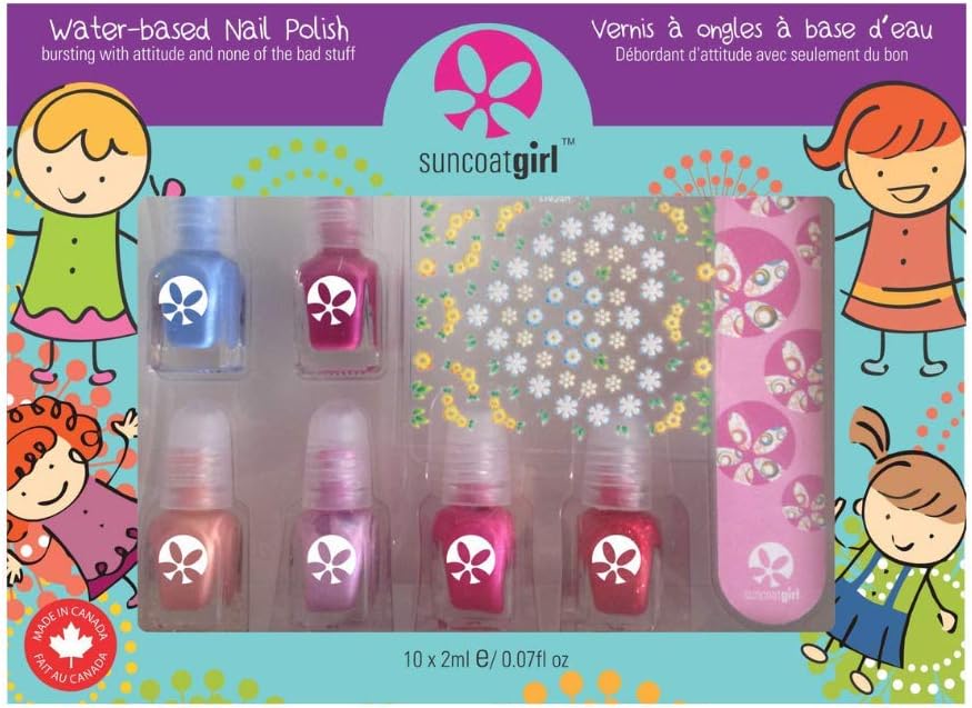 Suncoat Girl Mini Mani Nail Polish Set, Various