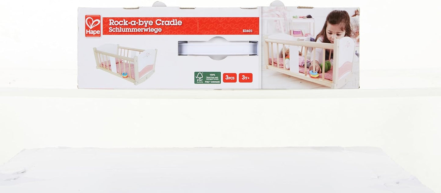 - Babydoll Wooden Rock-A-Bye Cradle