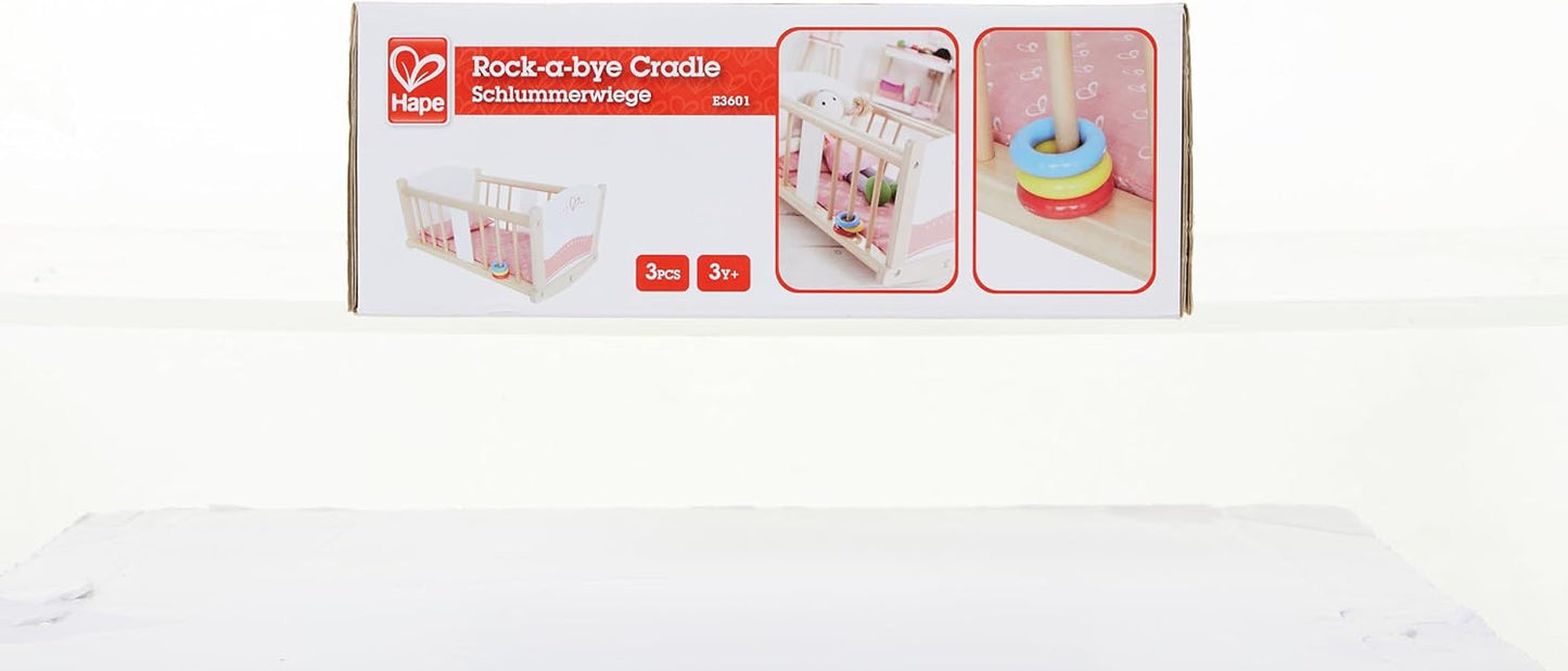 - Babydoll Wooden Rock-A-Bye Cradle