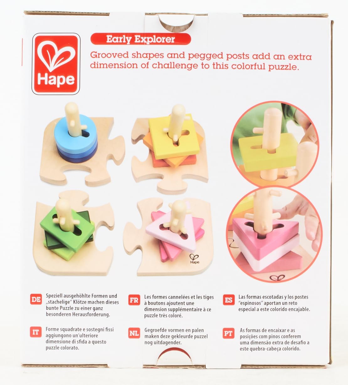 Creative Toddler Wooden Peg Puzzle