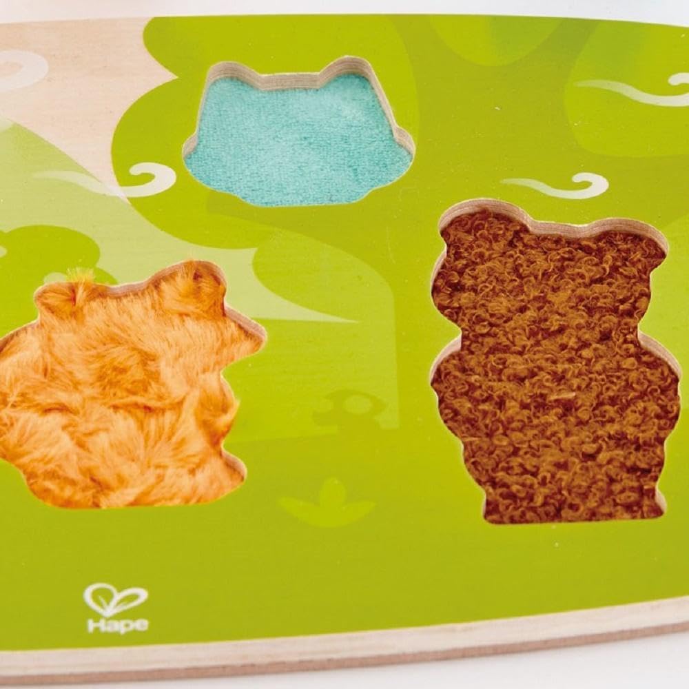 Forest Animal Tactile Puzzle Game, Multicolor, 5'' X 2''