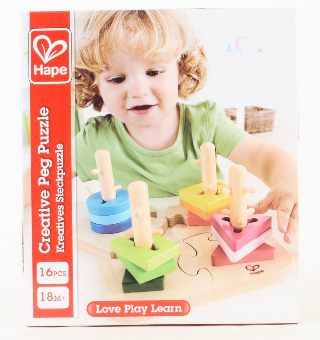 Creative Toddler Wooden Peg Puzzle