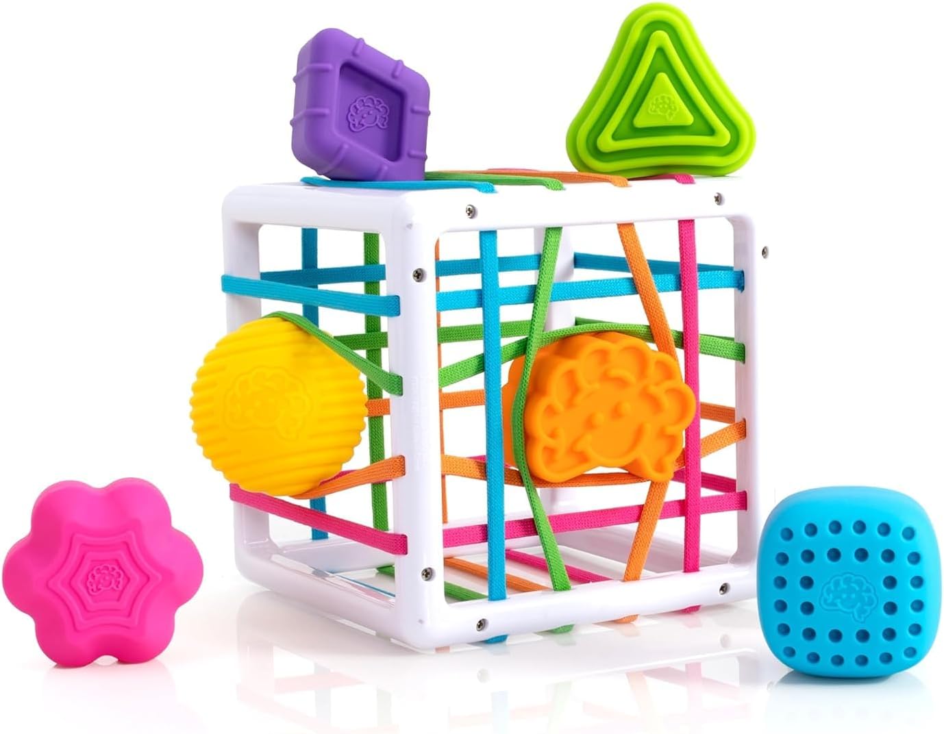 Innybin Shape Learning Toys, Sensory Toys for Babies and Toddlers, Baby Toys Ages 10 Months+