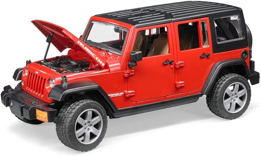 02525 Jeep Wrangler Unlimited Rubicon, Red
