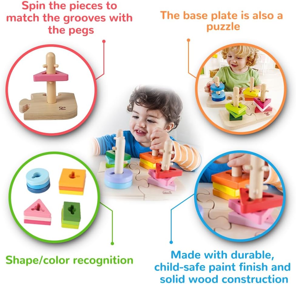 Creative Toddler Wooden Peg Puzzle