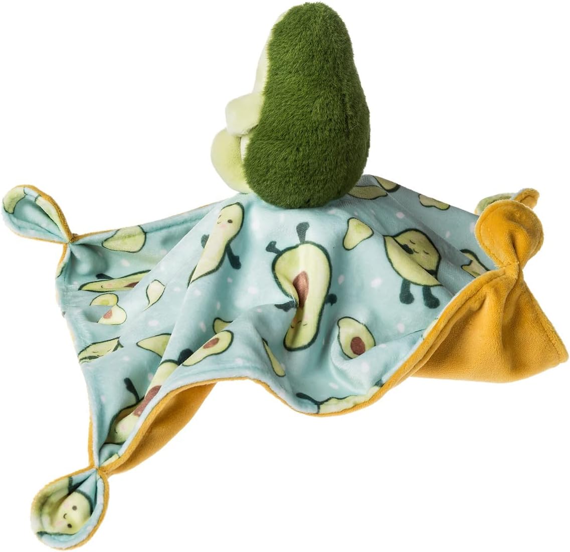 Sweet Soothie Lovey Security Blanket, 10 X 10-Inches, Avocado