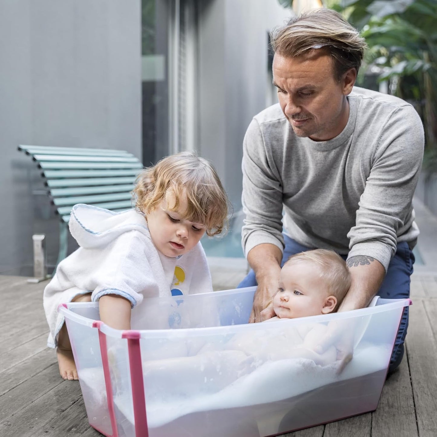 Flexi Bath Newborn Support, White - Made to Fit Flexi Bath Foldable Baby Bathtub - Lightweight, Convenient, Comfortable & Safe - Best for Babies up to Eight Months or 17.6 Lbs