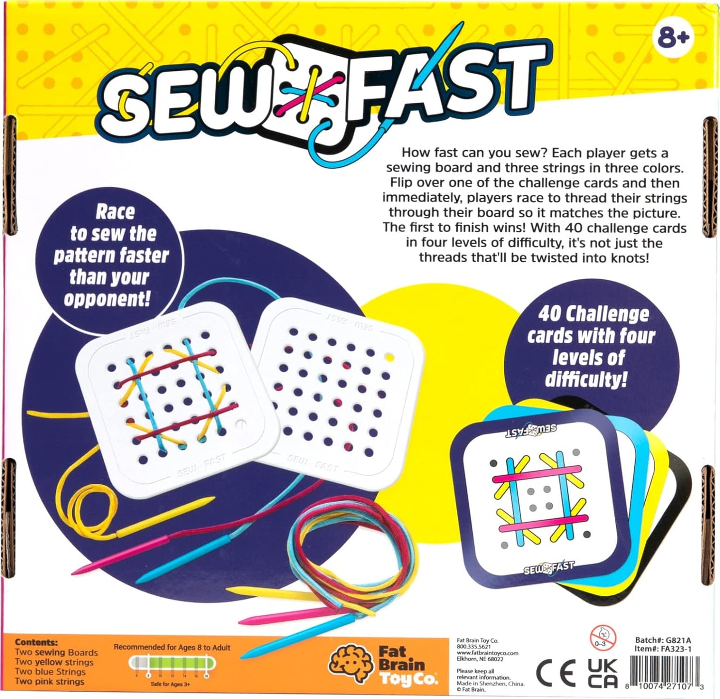 Sew Fast Games for Ages 8 to 10