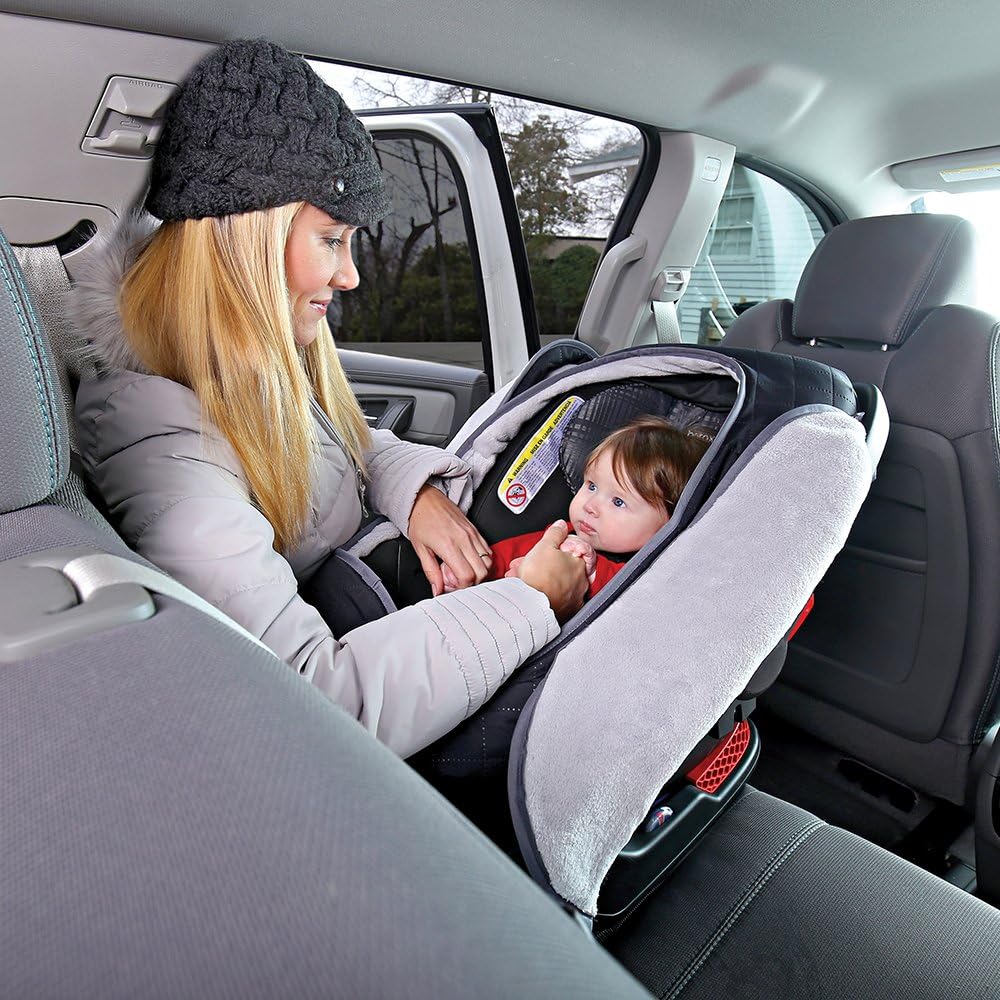 B-Warm Insulated Infant Car Seat Cover, Polar Mist