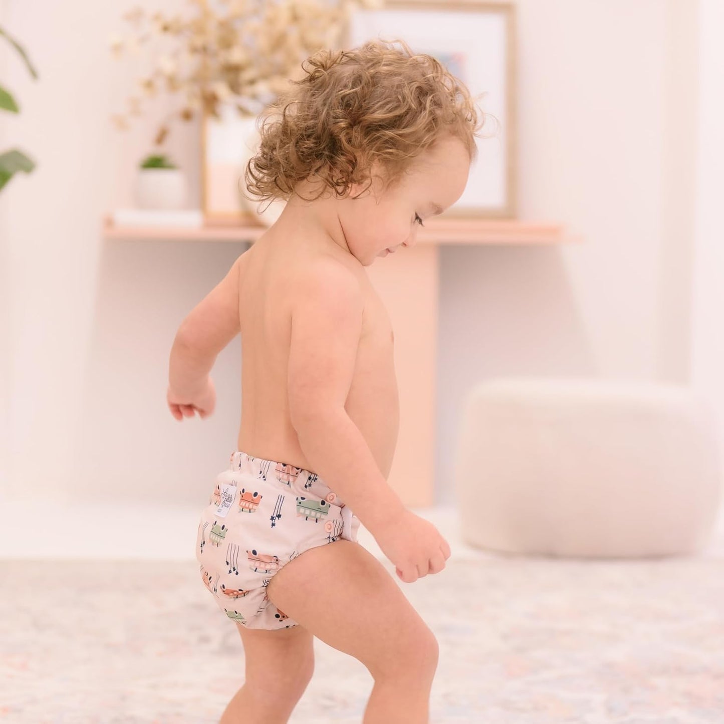 Reusable Swim Diapers – Adjustable, Washable & Leakproof Swimmers – Baby Swimming Diapers for Boys & Girls – Ideal for Swimming Lessons, Pool, Beach – Newborn to Toddler – 3 Pack