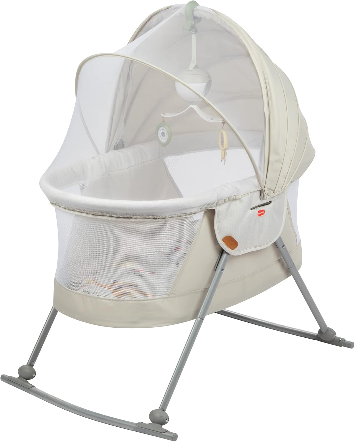 2-In-1 Take along Deluxe Bassinet, White