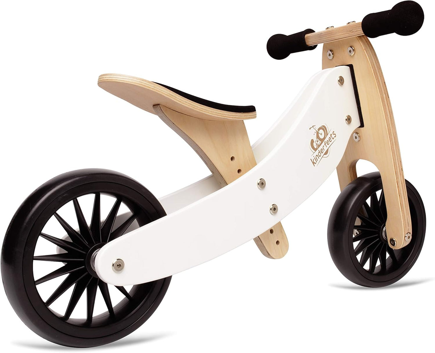 New, Kids Tiny Tot plus Balance Bike, Adjustable Seat, Puncture Proof Tires, Pedal-Free Training Bicycle for Children and Toddlers Ages 18 Months and up (White)