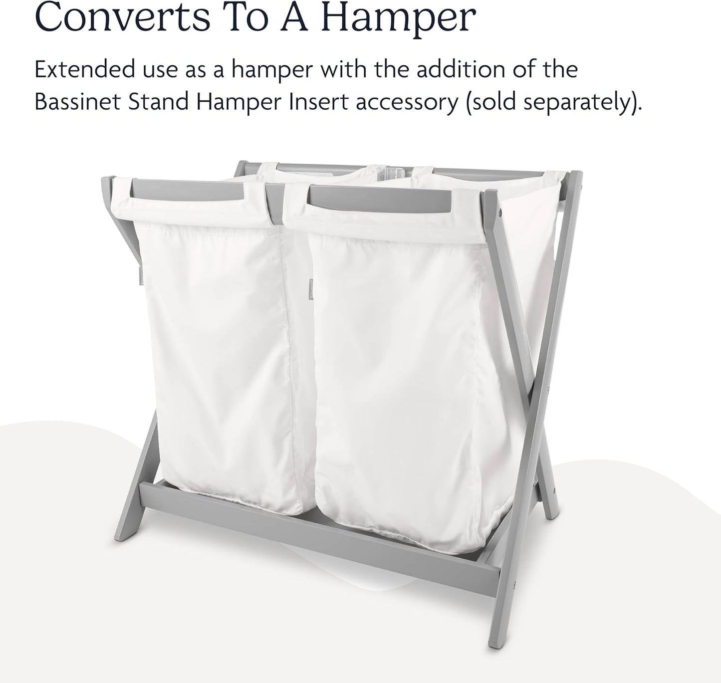 Bassinet Stand - Quick + Secure Attachment - Grey