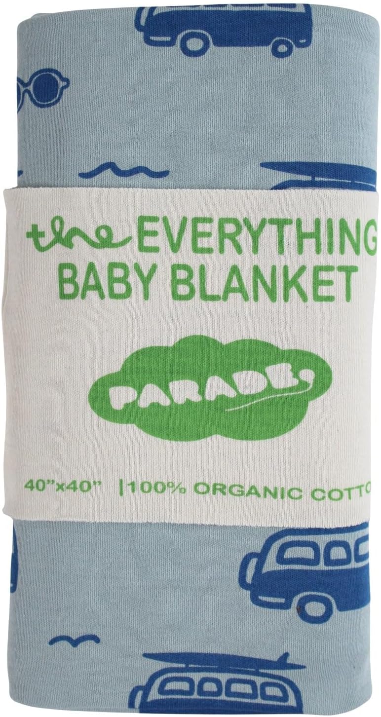 Everything Organic Baby Blanket Surf